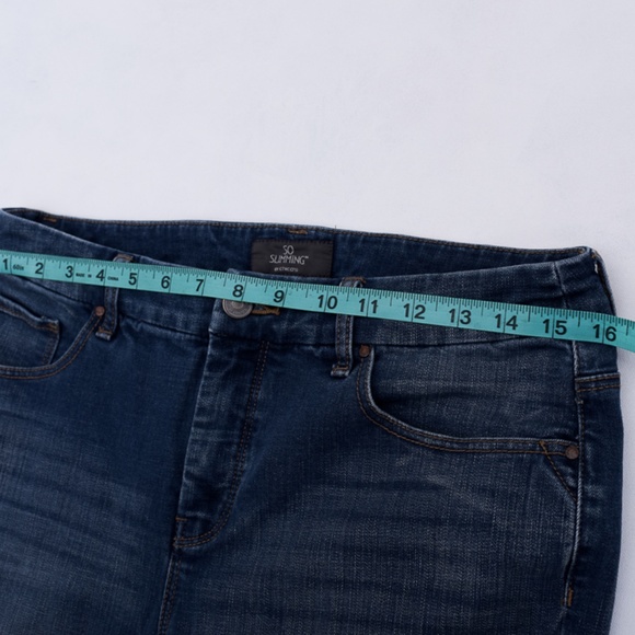 Chico's Women's So Slimming Ankle Denim Stretch Medium Wash Jeans Small - Picture 8 of 11